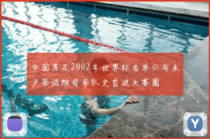中国男足2002年世界杯名单公布米卢蒂诺维奇率队史首进决赛圈